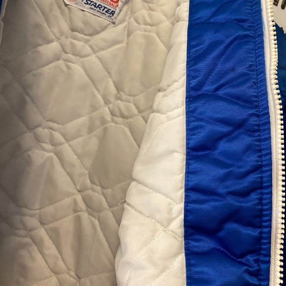 Starter - Los Angeles Dodgers vintage Satin Bomber Jacket (1989) L - Picture 5 of 5